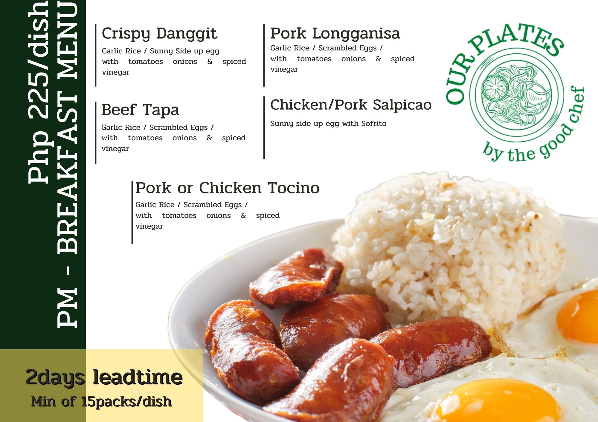 PACKED MEALS – Our Plates